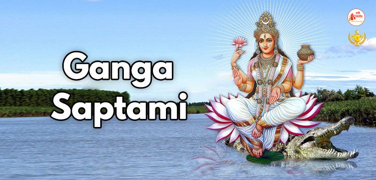 Pray to Holy river on Ganga Saptami